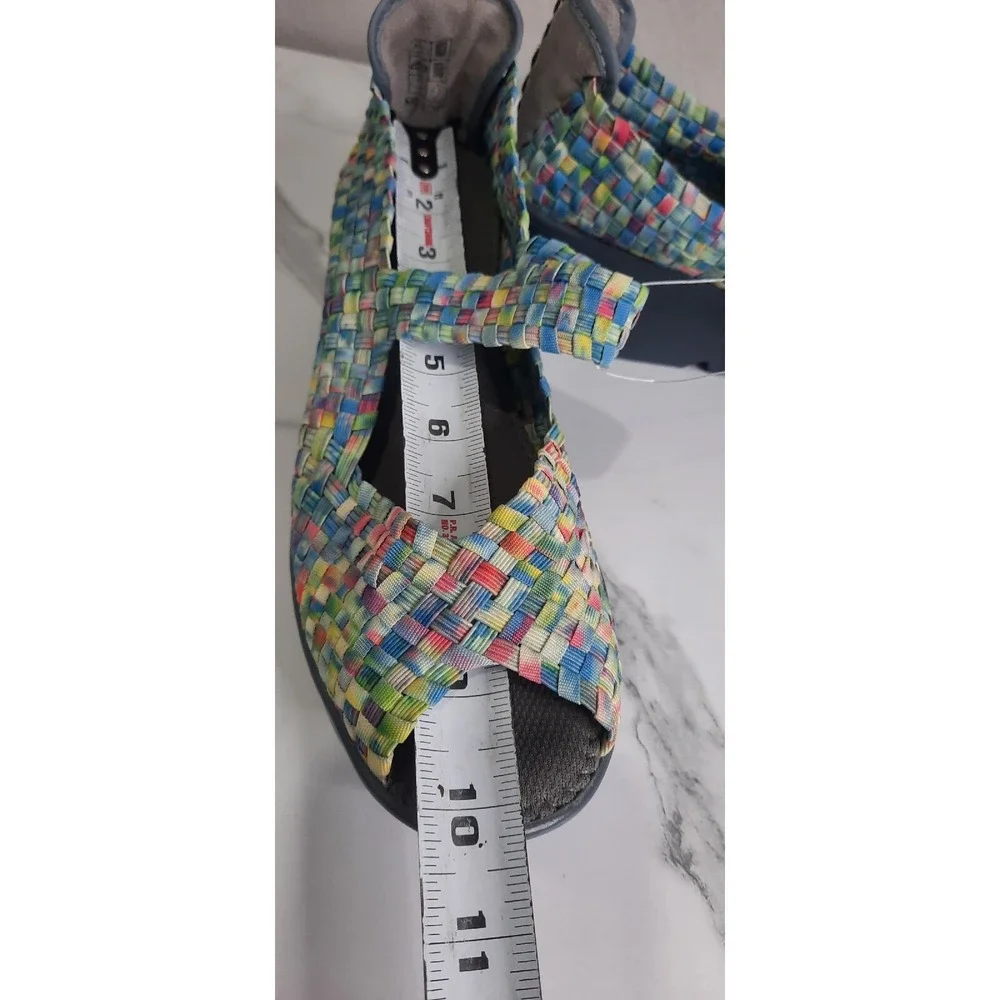 Bernie Mev Womens Multi-Color Pull On Wedges EU 41 US 10/11